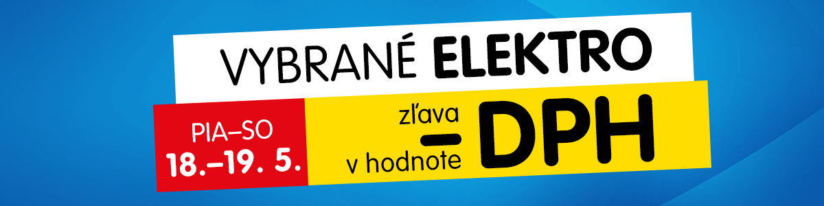 Nakúp elektro za výhodnú cenu! Veľké biele elektro a TV teraz získaš so zľavou v hodnote DPH!