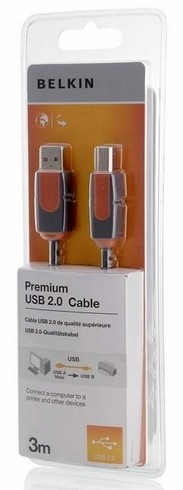 Belkin USB 2.0 kabel řada prémium CU1000CP3M, 3.0m
