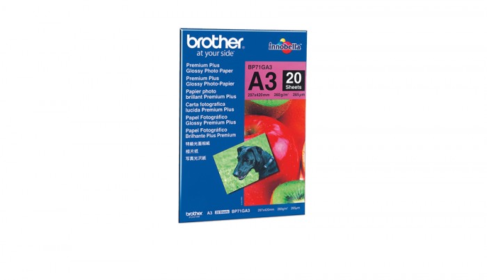 Brother BP71GA3 fotopapír A3, 20 listů