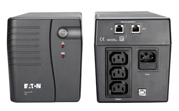 Eaton Nova AVR 625 USB, UPS 625VA, 3 zásuvky IEC