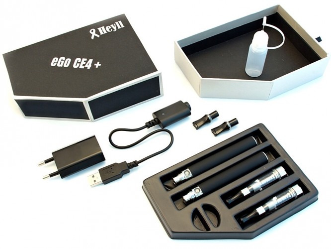 El. cigareta EGO-K, Clearomizer CE4+, starter kit, 1100mah, HEYLL
