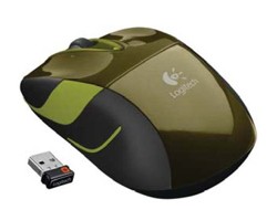 Logitech myš Wireless Mouse M525 nano, zelená, unifying přijímač