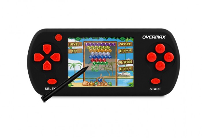 OverMax portable console, 132 her, 2.7'' LCD