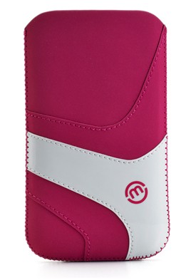 Pouzdro Maloperro pro smartphone velikosti XXL, růžová/ bílá