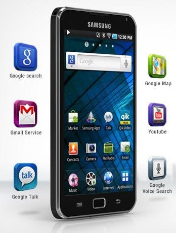 Samsung Galaxy S Wi-Fi 5.0 (MID) YP-G70 16GB, Black