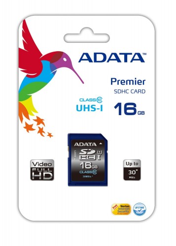 A-Data SDHC Premier 16GB UHS-I class 10