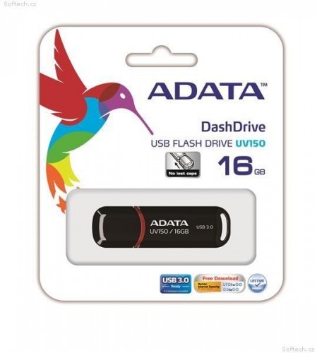 A-Data UV150 16GB, USB 3.0, čierný