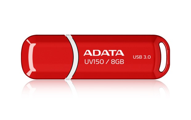 A-Data UV150 8GB, USB 3.0, červený