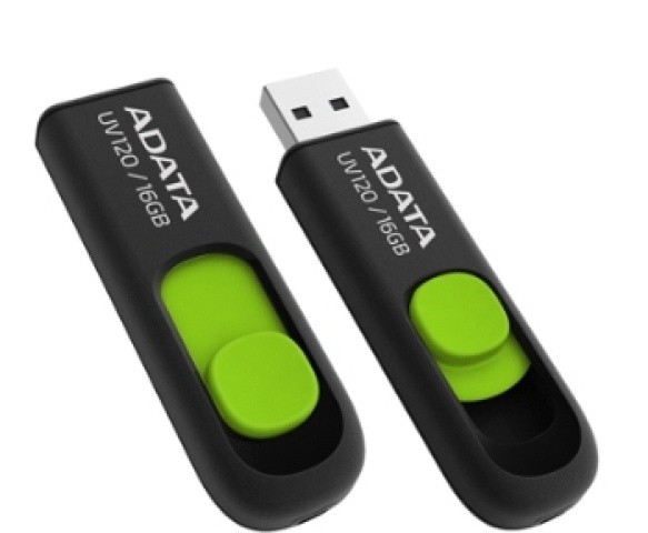 ADATA DashDrive UV120 16GB čierny-zelený