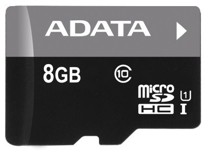 ADATA Micro SDHC Premier 8GB UHS-I AUSDH8GUICL10-R