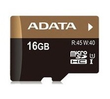 ADATA MicroSDHC karta 16GB UHS-I U1 + SD adaptér
