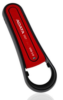 ADATA S107 8GB, USB 3.0, červený