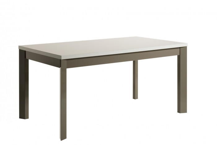 Almera - Jedálenský stôl 190 cm (biela/sivá)