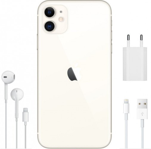 Mobilný telefón Apple iPhone 11 128GB, biela