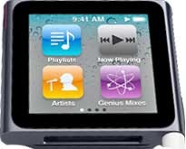 Apple iPod NANO 8GB/ MP3/ Dotykový LCD 240x240/ 6 generace