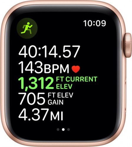 Apple Watch Series 5 GPS, 44mm, zlatá, športový remienok