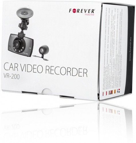 Autokamera Forever VR-200, Full HD, záber 140° + zadná kamera POU