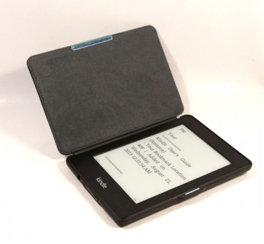 C-TECH pouzdro Kindle Paperwhite, hardcover, černé AKC-05BK
