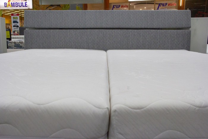 Čalúnená posteľ Antares 160x200, vrátane matracov,pol.roštu a úp