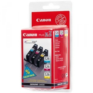 Canon CLI-526 C/M/Y - originálny (4541B006) červená/modrá/žltá