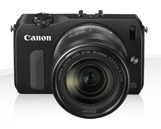 Canon EOS M Black + EF-M 18 - 55 + EF-M 22