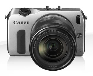 Canon EOS M Silver + EF-M 18 - 55