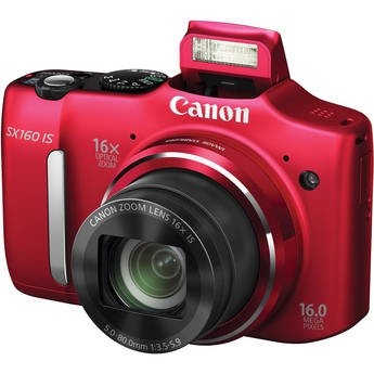 Canon POWERSHOT SX160 IS Red