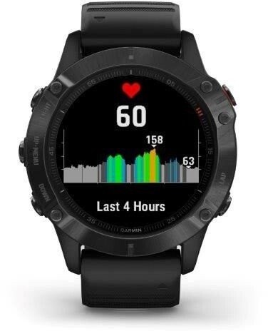 Smart hodinky Garmin Fenix 6 Pro Glass, čierna, POUŽITÉ