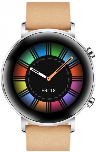 Smart hodinky Huawei Watch GT2 42 mm, hnedá