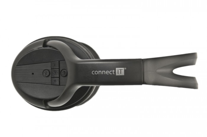 Connect IT Bluetooth slúchadlá s mikrofónom, čierna ROZBALENÉ