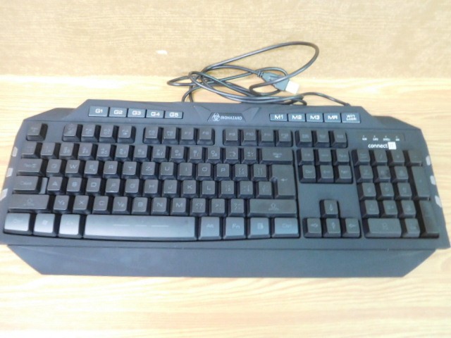Connect IT CI-218 Biohazard Keyboard GK2000 USB CZ, čierna POUŽIT