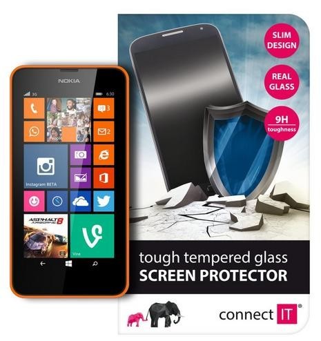 Connect IT Ochranné tvrdené sklo Nokia Lumia 630 CI-474