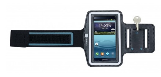 Connect IT športové puzdro na ruku pre Galaxy S4 a menšie, čierna