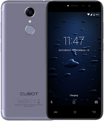 Cubot Note Plus, Dual SIM, LTE, 32GB, 3GB RAM, modrá