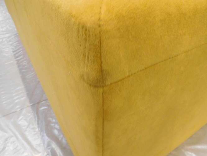 Rohová sedačka rozkladacia Vigo pravý roh ÚP žltá - II. akosť
