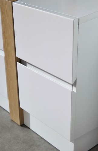 GW-Loft - Vešiakový panel,2x dvere (biela)
