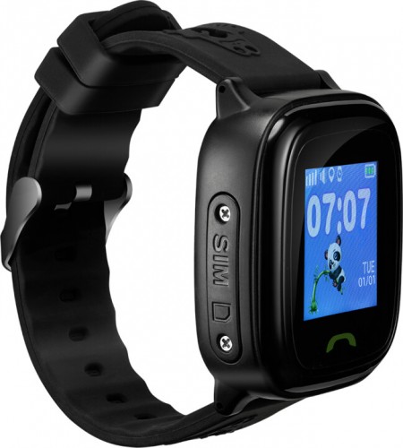 Detské smart hodinky Canyon Polly Kids, GPS + GSM, čierna