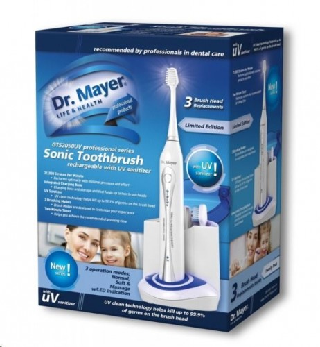 Elektrická zubná kefka Dr. Mayer GTS2050UV, sonická NEKOMPLETNÉ P