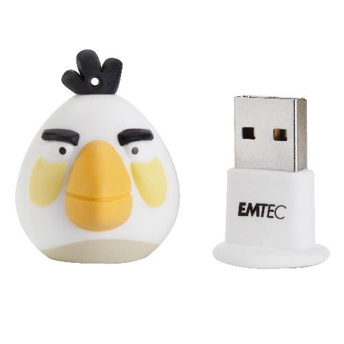 Emtec Angry Bird (GA103) 4GB biely