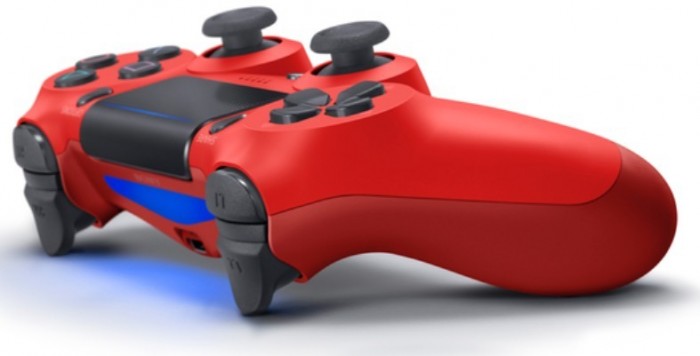 Gamepad Sony Dual Shock 4 pro PS4 v2 (PS719814153) červený POŠKOD