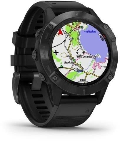 Chytré hodinky Garmin Fenix 6 Glass, čierna