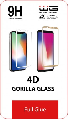 Tvrdené sklo 4D Full Glue Samsung A20e, čierna POŠKODENÝ OBAL