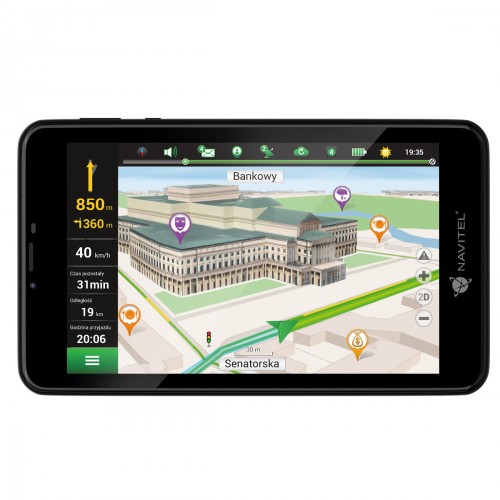 GPS Tab. Navigácia Navitel T757 7