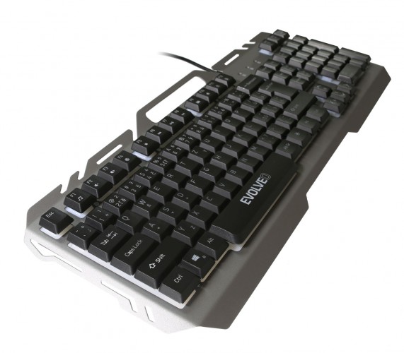 Herná klávesnice EVOLVEO GK700, podsvietená, kovové telo