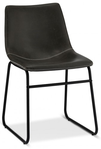 Jedálenská stolička Guaro sivá, čierna.