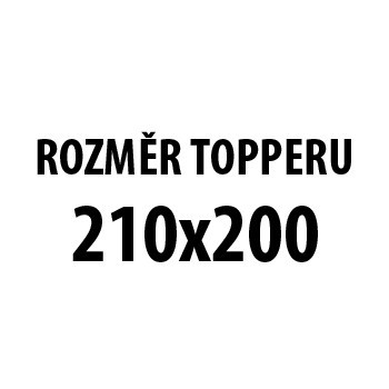 Jena HR - Topper 210x200, poťah Kwatro