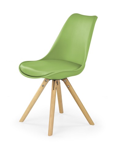 K201 - Jedálenská stolička (zelená, buk).