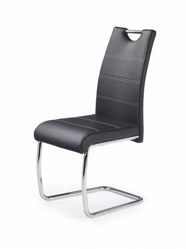 K211 - Jedálenská stolička (čierna, strieborná) - II. akosť