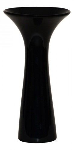 Keramická váza VK02 (čierna, 30 cm)