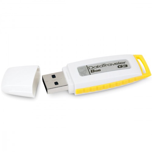 Kingston DataTraveler G3 8GB biely-žltý